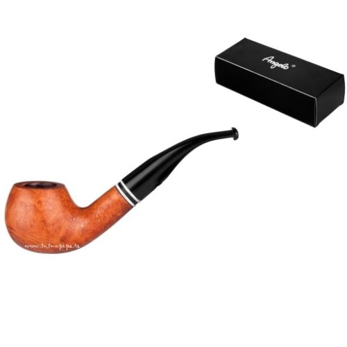 Pipa pentru fumat tutun confectionata din lemn de calitate marca Angelo 26 - Capri